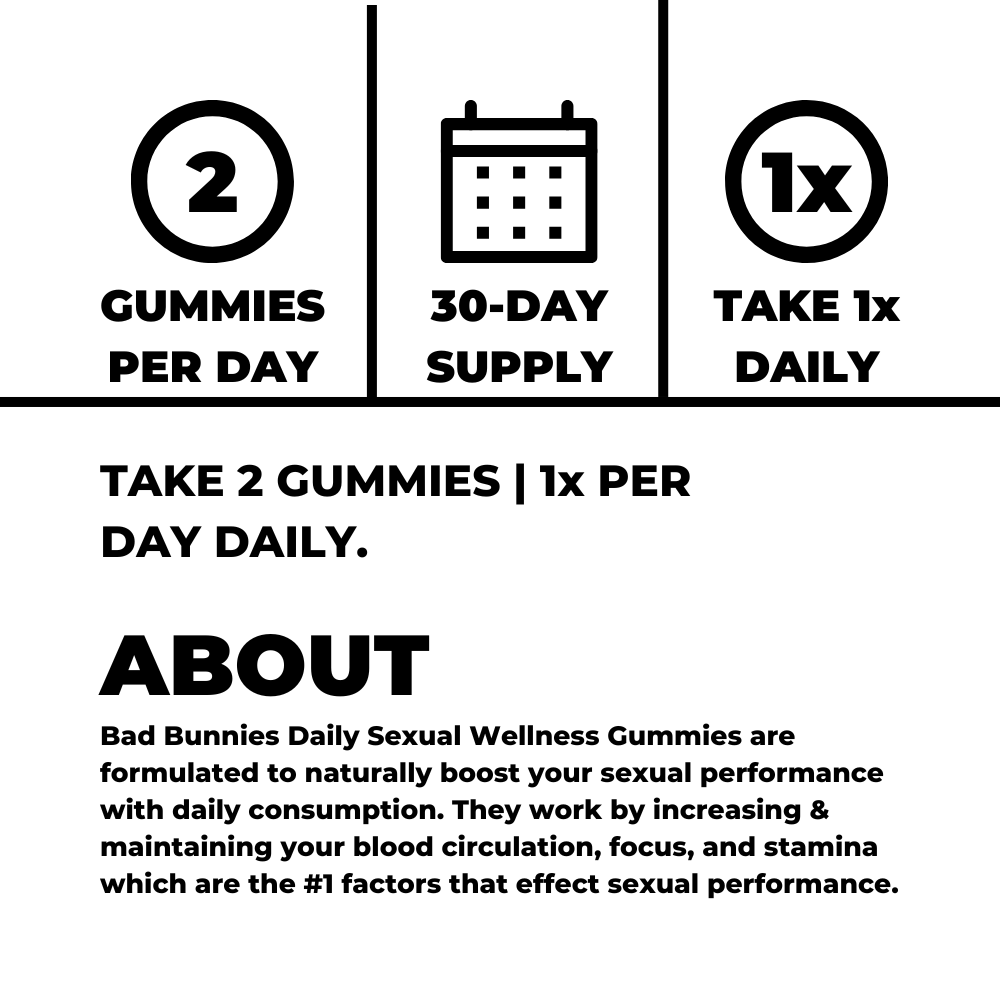 Daily Sexual Wellness Gummies for Men